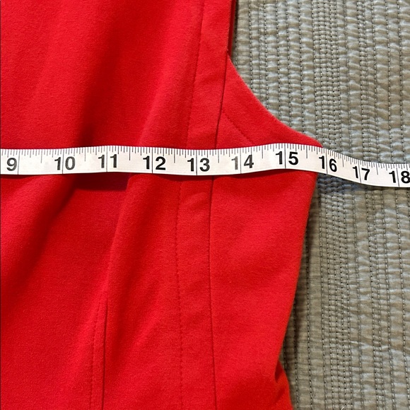 Madewell Abroad Fit & Flare Red Sleeveless Dress Size 6 - Picture 8 of 8